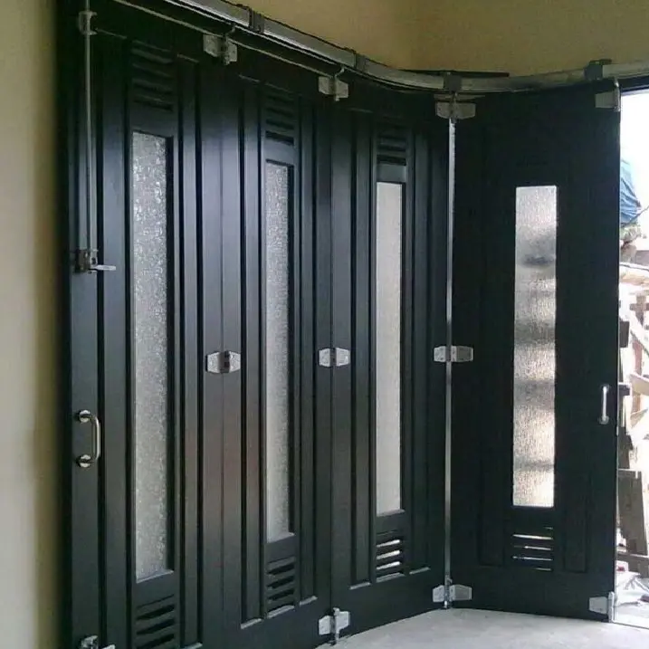 pintu anderson atau pintu garasi model sleding tikung per daun 0