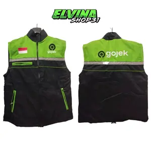 Rompi Ojol GO-JEK bordir terbaru bahan tebal dan adem