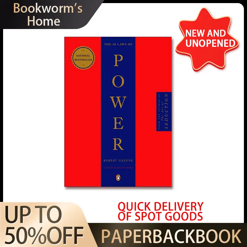 【50%off 】The 48 Laws of Power Book by Robert Greene - A Collection of Historical Legacies-paperback