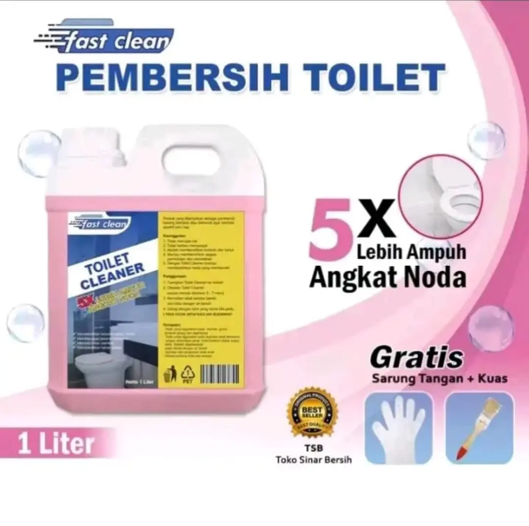 Fastclean Pembersih Toilet Ampuh Toilet Cleaner Formula Pink Promo