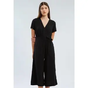 Minimal Akashya Jumpsuit Jet Black