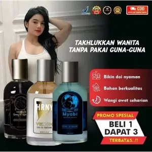 ( Beli 1 dapat 3 )Parfum VEROM SERIES Terbaru ORIGINAL Bikin DO'I Nempel Terus Wangi tahan lama (EDP)