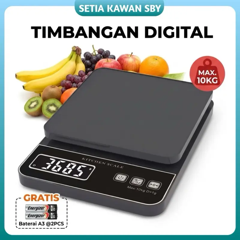 Timbangan Dapur Digital 5KG /Electronic Portable Kitchen Scale B301