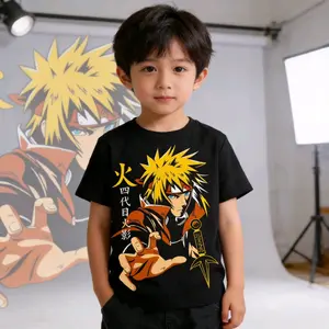 Kaos Anak lucu Bahan Katun Motif minato  Desain Unik dan Nyaman untuk Anak-anak