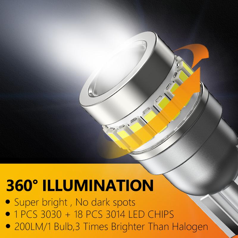 Bóng đèn LED TUFFOO-T10 / W5W cho đèn đỗ xe ô tô, đèn nội thất, đèn vòm, đèn biển số, Xanh Lá vôi, trắng, hổ phách, vàng, đỏ, băng, Xanh Biển , vàng chanh, DC 12V 4