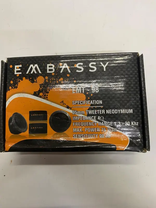 Tweeter Embassy EMT-98 Neodymium Mobil - Sepasang (2pcs) - Car 2