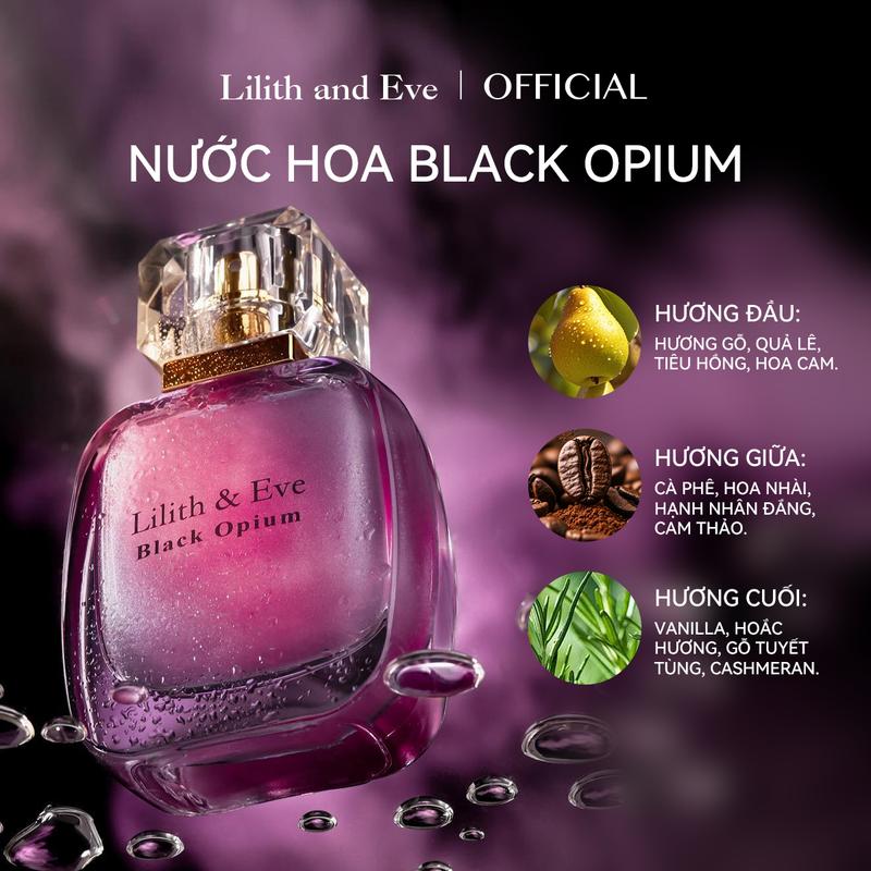 [Link Flash Sale Daily] Lilith and Eve nước hoa Lilith Version - Black Opium 30ml Perfume Nữ Xịt Thơm Cosmetic Women