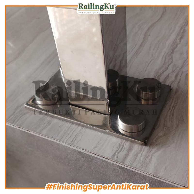 Railingku Aksesoris Railing Tutup Dinabol Stainless SUS 304 RK 1005 4