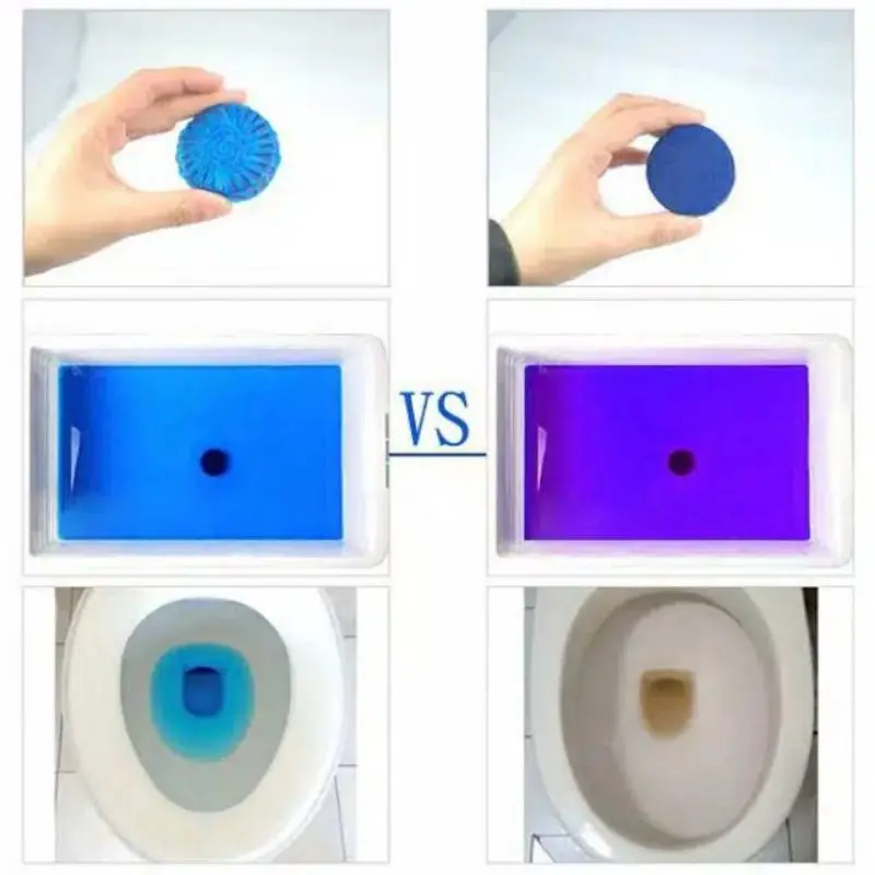 Pembersih Penyegar Kloset Toilet Bentuk Tablet ANTI BAU pengharum WC kamar - Elinestore 1