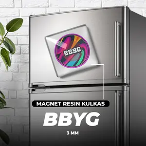 Magnet Resin Hiasan Kulkas - BBYG - Diameter 3 Milimeter - Dapat 2 Pcs