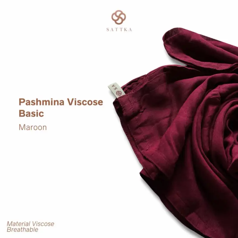 Pasmina  Viscose Basic Original By Sattka Basic Pashmina 5