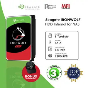 Seagate IronWolf Harddisk NAS 8TB SATA | IronWolf HDD NAS Internal 8TB