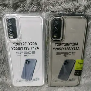 Softcase Casing VI Y12S/Y20/Y20S BENING Trasparan Pelindung belakang HP+Camera Silikon