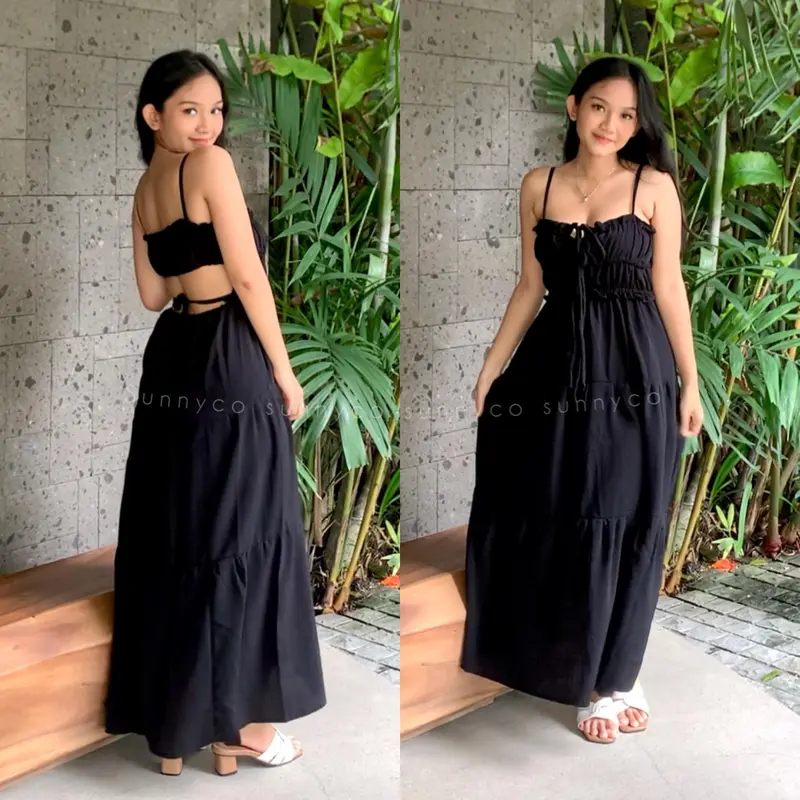 TABITHA DRES / GAUN WANITA PANJANG / LONG DRES / DRESS TALI 3