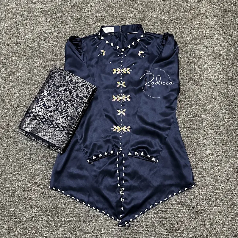 Alana One Set Baju Kurung Melayu Rok Songket dan Satin Ofc The Radicca 5