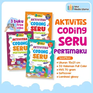 Iska Media Utama - Aktivitas Coding Seru Pertamaku Buku Anak Cerdat TK SD