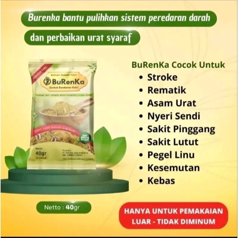 Paket 3Pcs Burenka Rendaman Kaki Original