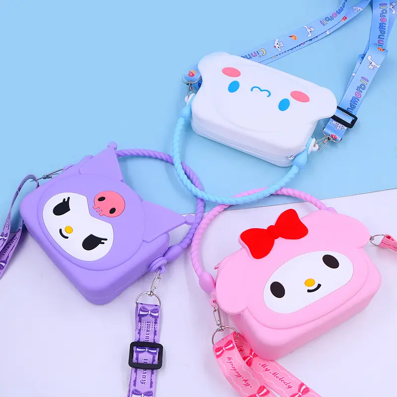 HYGGE- Tas Selempang Rubber Ulir Karakter Kartun Kulomi Fashion Anak