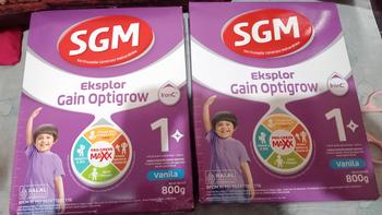 Product Review of SGM Eksplor Gain Optigrow 1+ 800gr Susu Anak from N**a 0