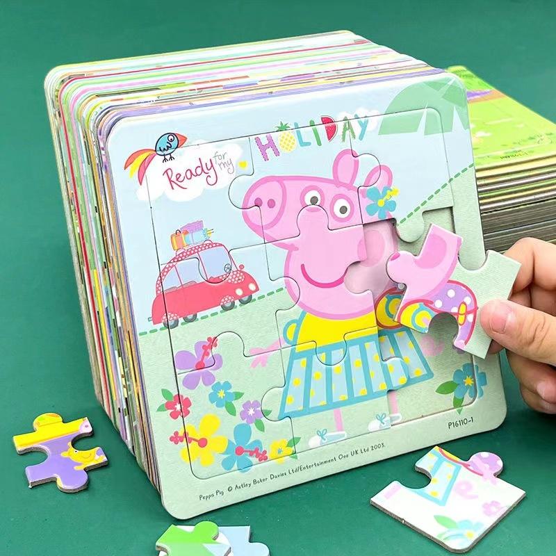 Đồ Chơi Bộ Ghép Hình Heo Peppa, Chính Hãng, Dành Cho Trẻ Em, Trò Chơi Cảnh Ghép Hình Cảnh, Đồ Chơi Giáo Dục, Quà Tặng Trẻ Em 3