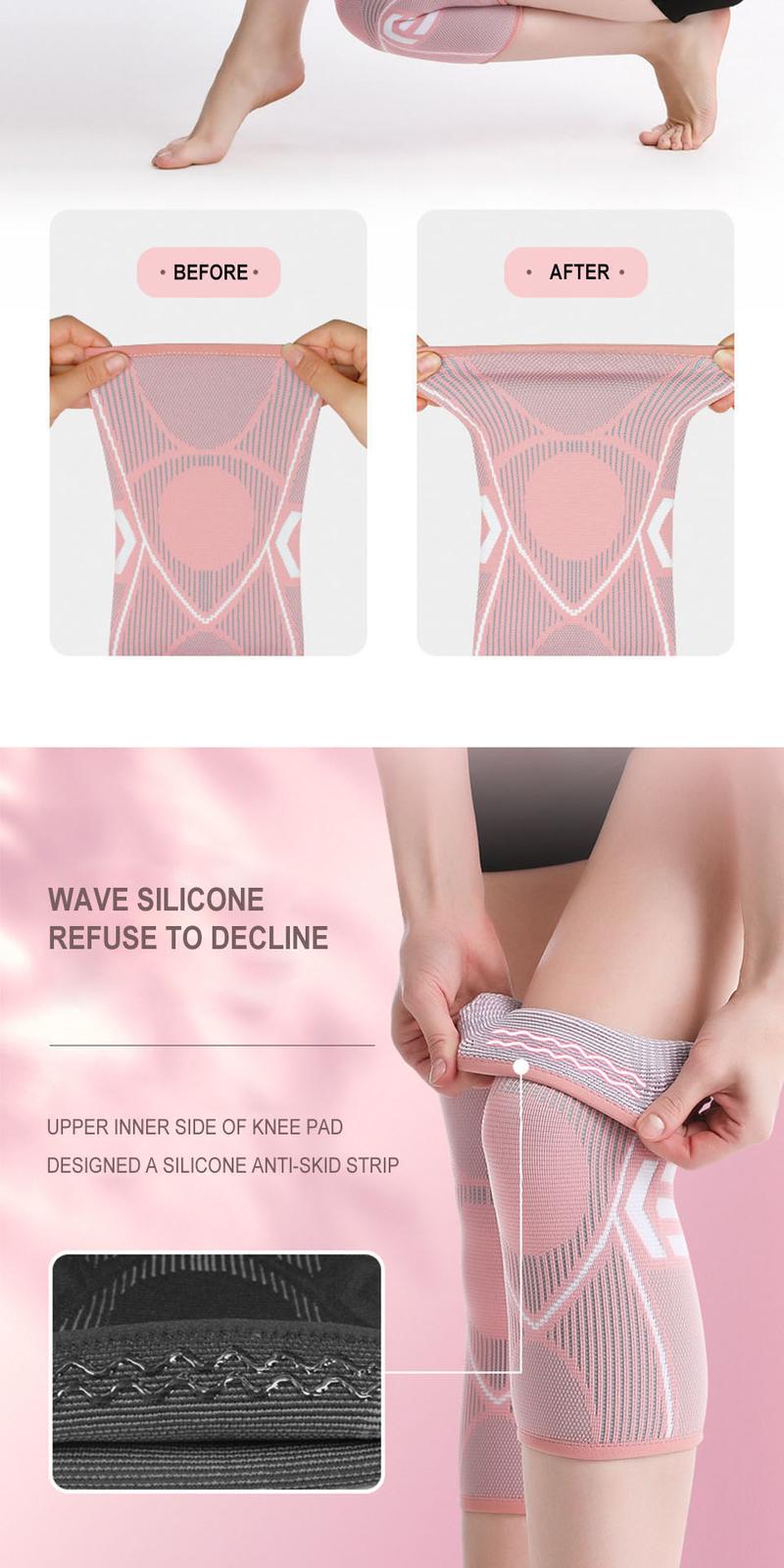 Product Introduction of AOLIKES 1PCS Knee Brace Support for Arthritis Joint Nylon Sports Fitness Compression Sleeves Kneepads Cycling Running Protector 9