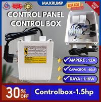 Gambar MAXPUMP Control Box Pompa Satelit / Control Box Submersible 1.5HP 1.1Kw 220V 40uF 12A Panel Control Kontrol Box Pompa Air Sibel dari Poseidonpump Kota Administrasi Jakarta Utara 1 Tokopedia