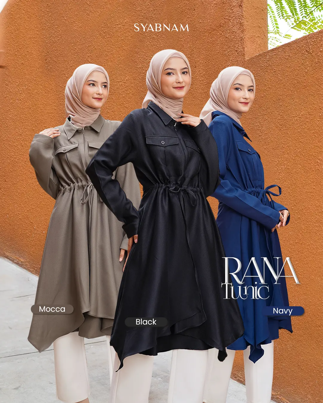 Syabnam - Rana Tunic | Atasan Tunik Dress Wanita