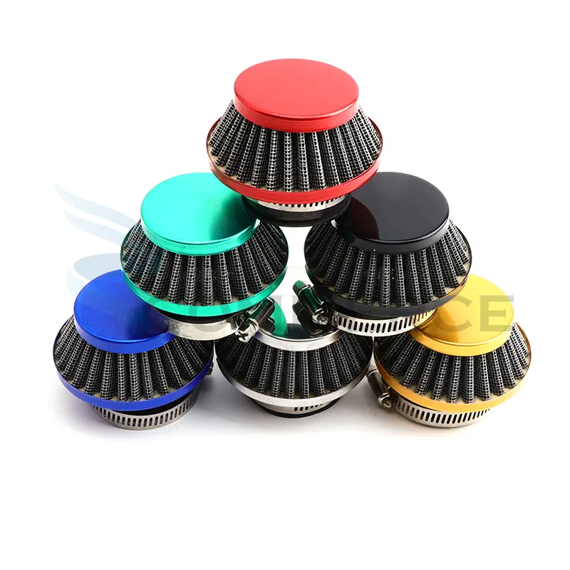 Bộ Lọc Không Khí 58Mm-60Mm, Bộ Lọc Khí Nạp Đầu Nấm Cho 2 Thì, 47cc, 49cc, Mini Moto, ATV, Dirt Pocket Bike, Phụ Tùng Xe Máy Cao Su 0