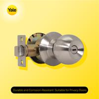 Gambar KUNCI PINTU KNOBSET YALE VCA5122 PRIVACY x US32D x 60mm VISUAL PACKED dari Yale Home Indonesia Kota Administrasi Jakarta Barat 3 Tokopedia