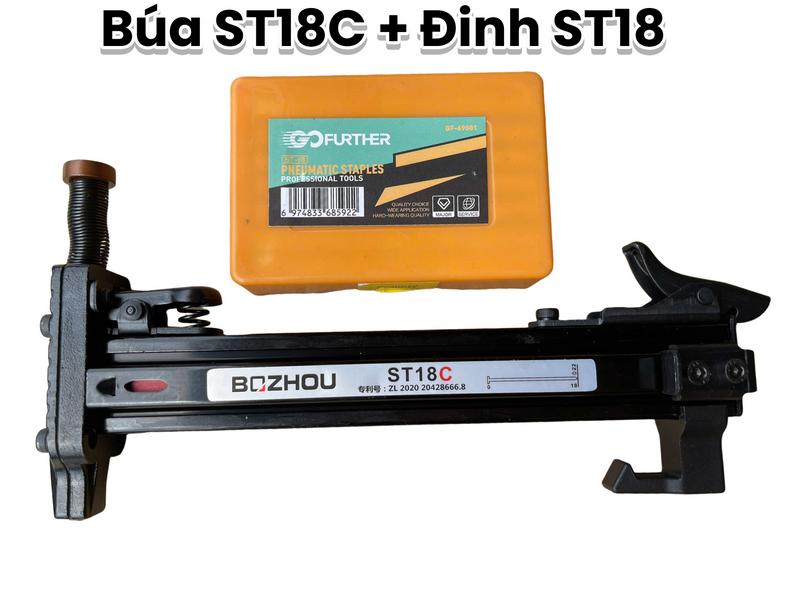 Dụng cụ đóng Đinh bê tông ST18 - ST25 kèm hộp Đinh búa đóng đinh bê tông bằng tay ST18