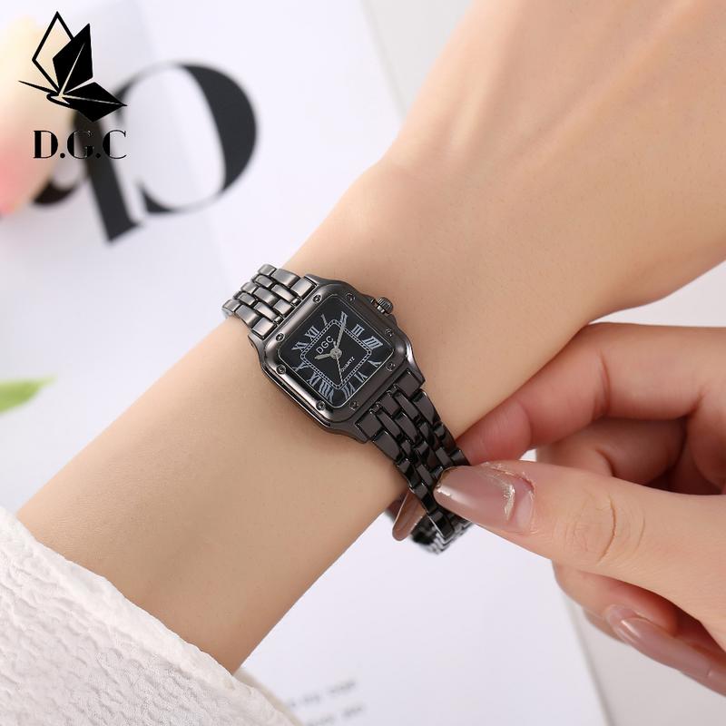 ✅COD D.G.C Jam Tangan Pari Wanita Cewek Gelang Quartz Jam Analog Grosir Murah Stainless Steel Fashion C106 6