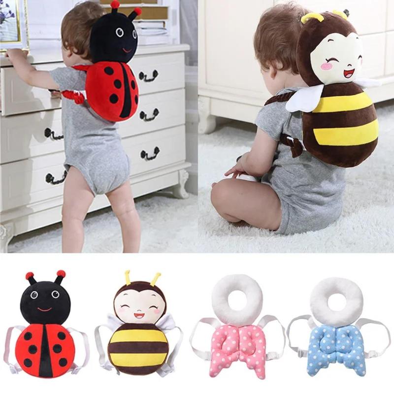 Đệm Bảo Vệ Đầu Em Bé, Tựa Đầu Cho Trẻ Mới Biết Đi, Gối Cổ Em Bé, Đôi Cánh Dễ Thương, Đệm Chống Rơi Cho Con Bú 0
