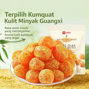 Manisan Buah Kumquat Akar Manis Premium - Snack Buah Alami & Higienis Rasa Autentik Segar Kualitas Premium Kemasan Higienis Cocok untuk Keluarga - Camilan, Food