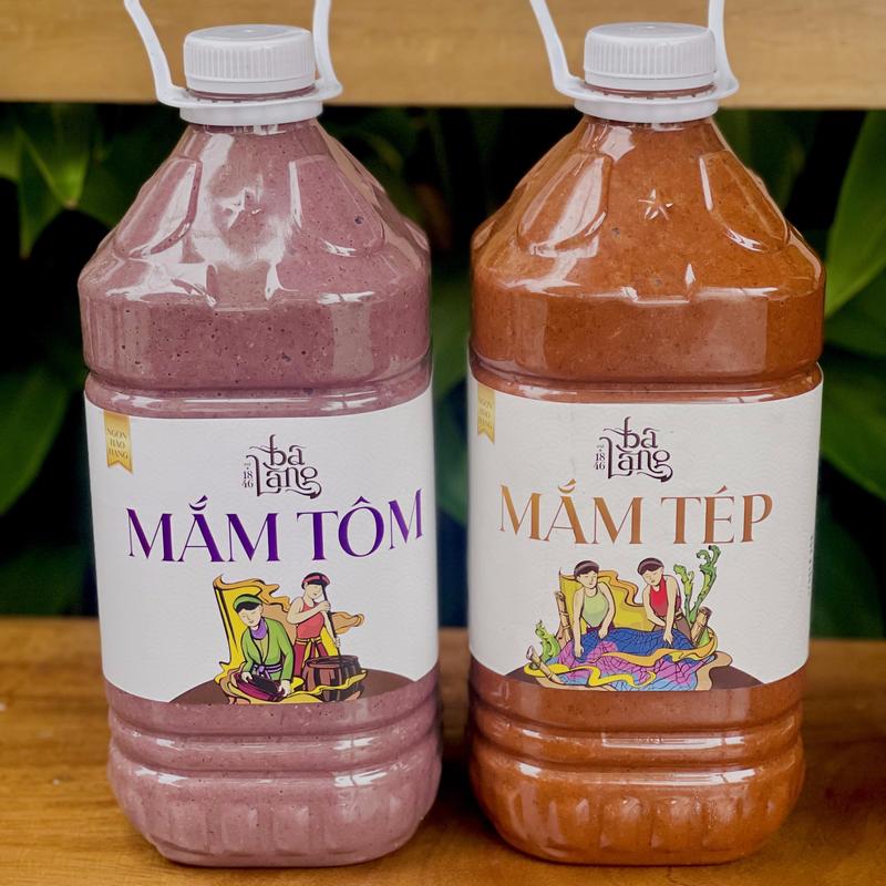  Mắm Tôm Mắm Tép 5KG - Đặc Sản truyền thống Ba Làng Foods 