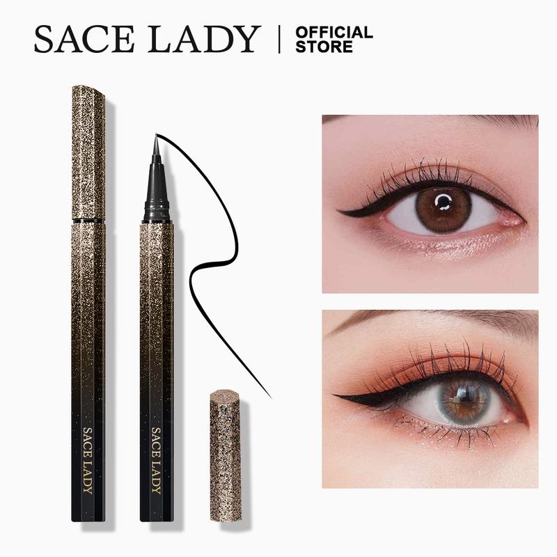 AM Bút Kẻ Mắt SACE LADY Màu Đen Ink Không Thấm Nước Có Sắc Tố Cao Trang Điểm Mắt 12 Giờ 1.2ml