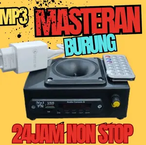 mp3 masteran burung digital bluetooth fulset tinggal pakai