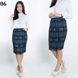 PROMO !!! Rok Plisket Pendek Batik Bawahan Kebaya 4 Pilihan Motif 5