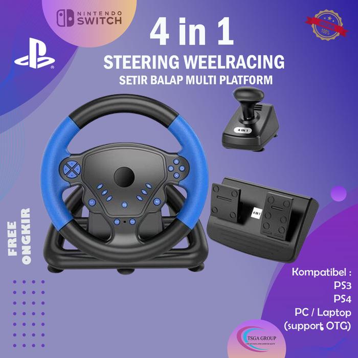 Jual Steering Wheel Racing Simulator PS4 PC PS3 Laptop HP TV Android ...
