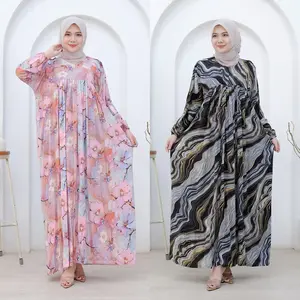 (READY LANGSUNG KIRIM) Series Raya Mayza Abaya Kaftan - Kaftan Jumbo Rayon Diamond Viscose Premium Adem Nyaman Elegan By Queenta