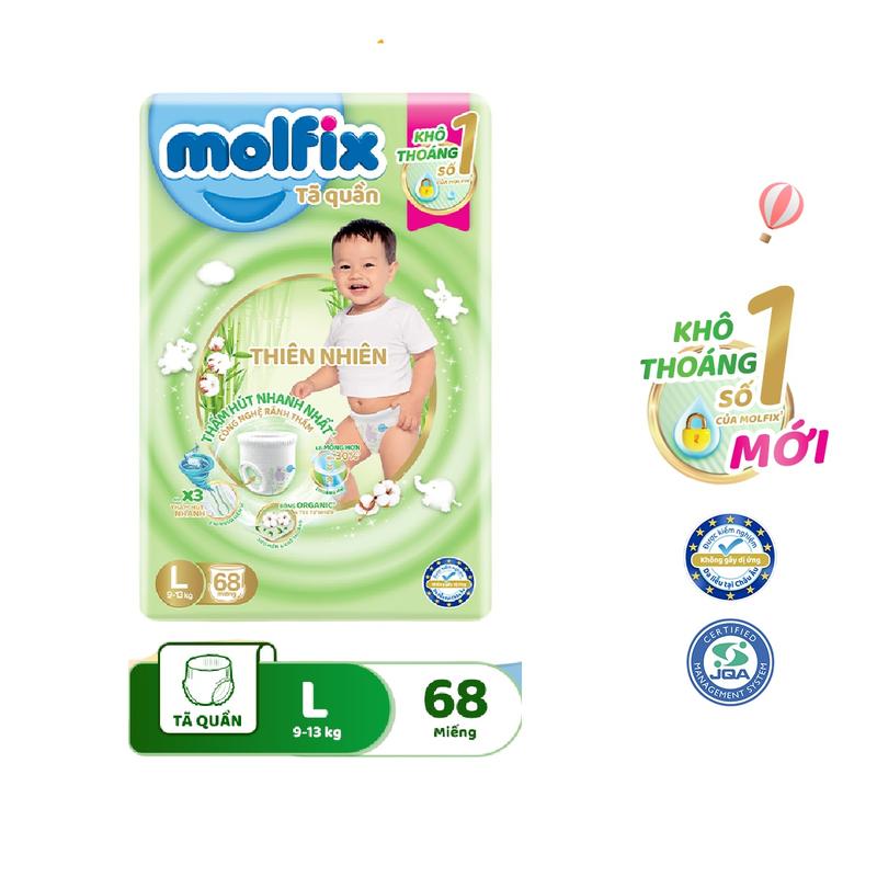  Bỉm quần Molfix Size S M L XL XXL XXXL Cho Bé 