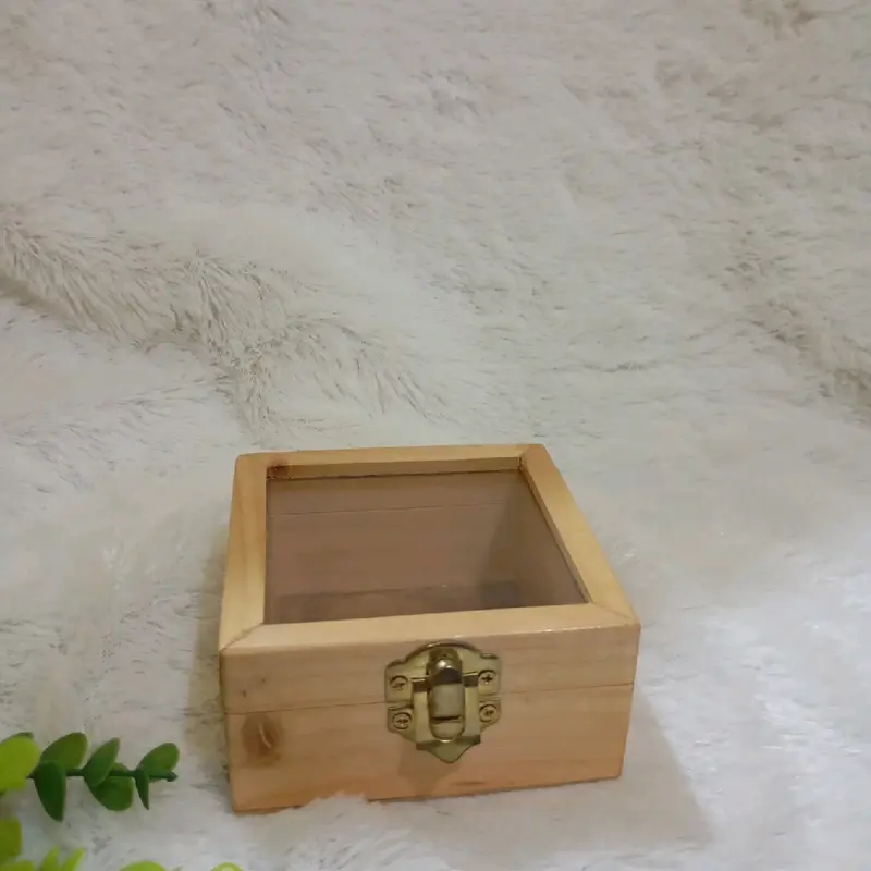 Kotak cincin Rustic premium 1