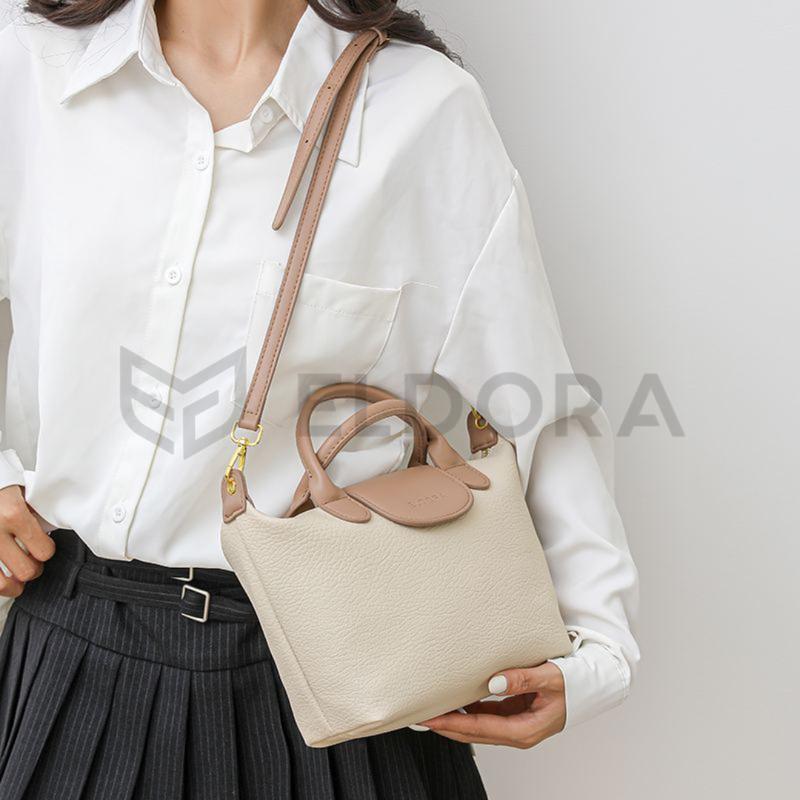 ELDORA Hanna Tas Tangan Sling Bag Hitam Polos Wanita 7