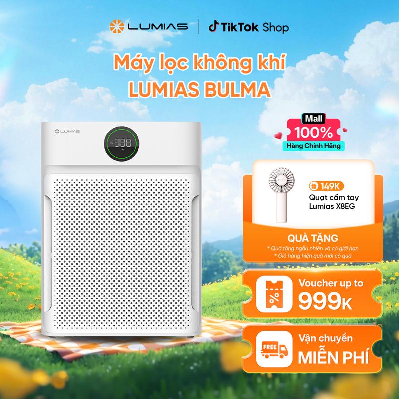 Máy lọc không khí Lumias Bulma - 50W, độ rộng bao phủ 40m2