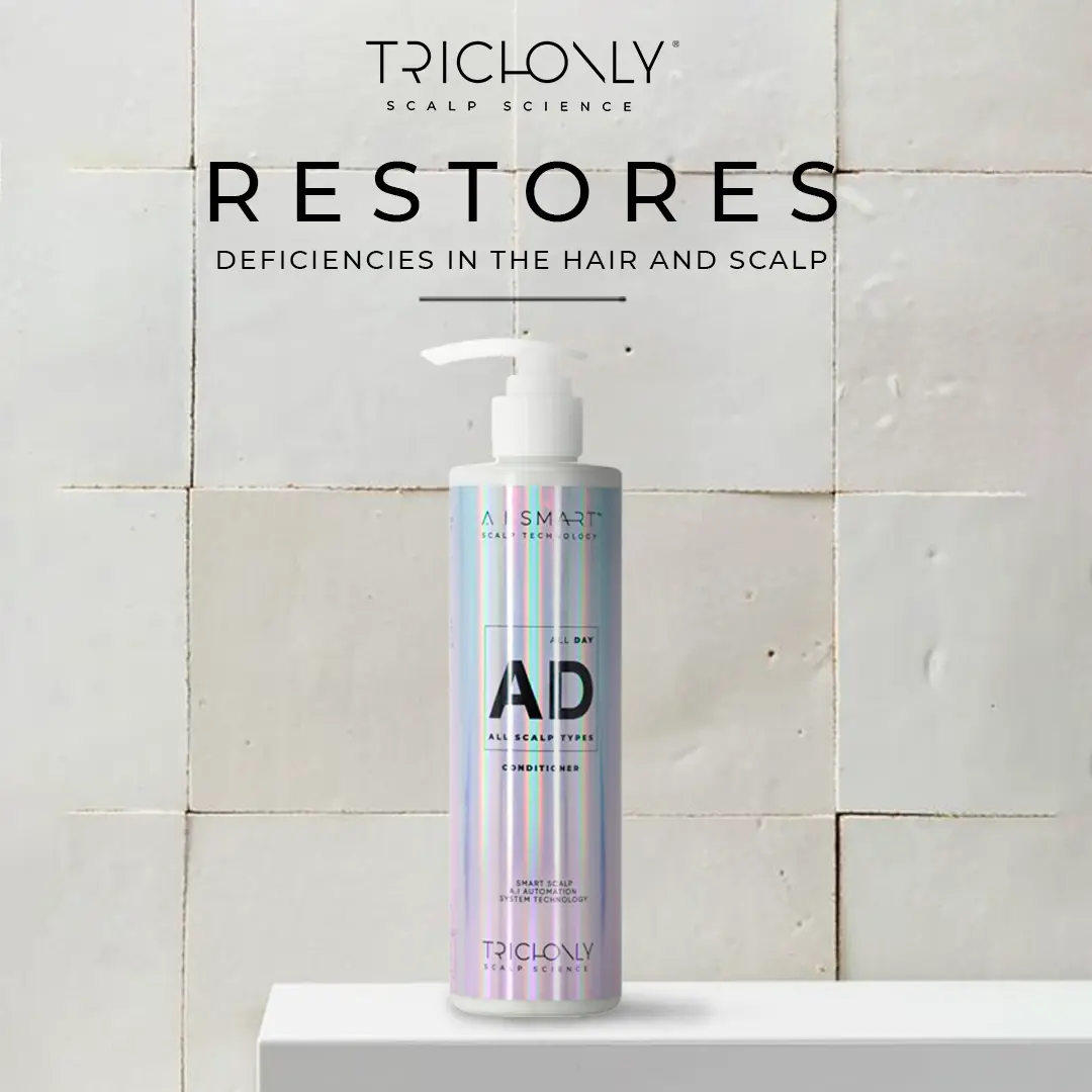 TrichOnly All Day Conditioner [All Scalp Types] 300ml - Smart Scalp Technology for Ideal Hair Condition