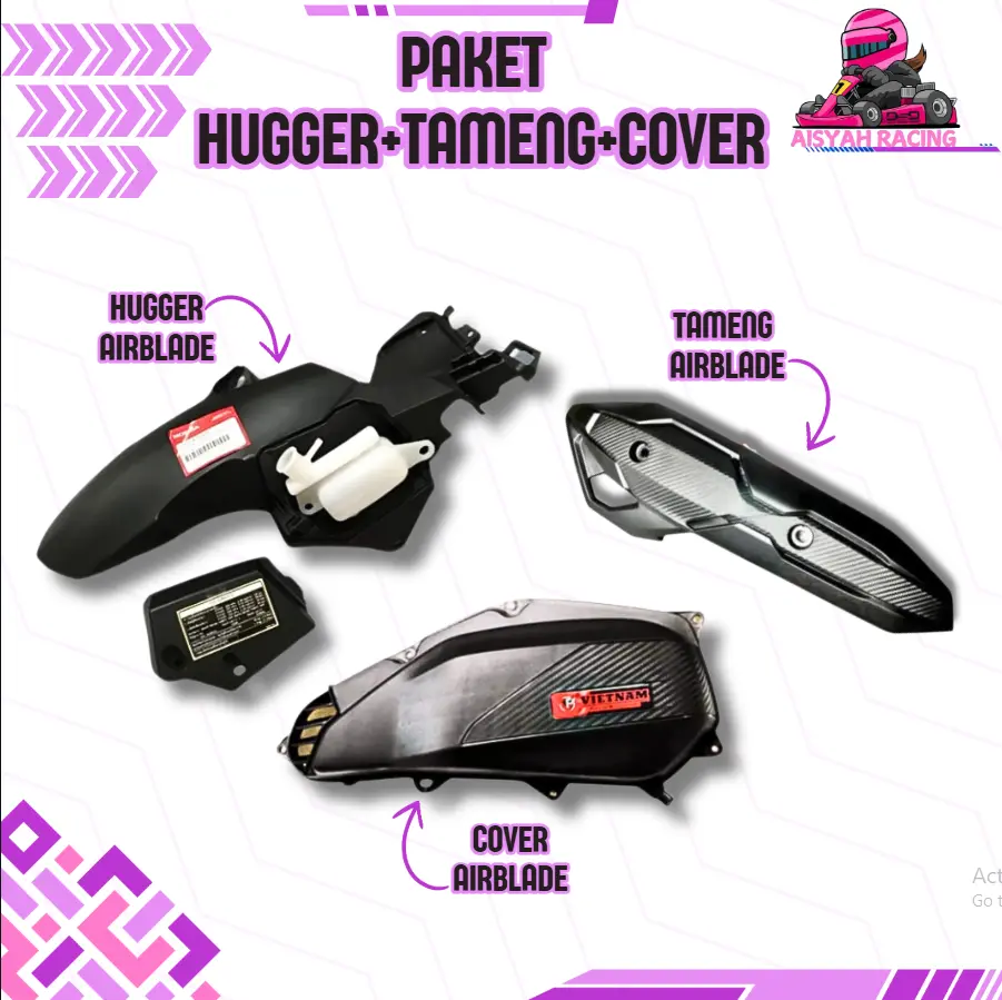 PAKET HUGGER AIRBLADE VARIO PAKET COVER FILTER HUGGER AIRBLADE VARIO COVER FILTER VARIO TAMENG AIRBLADE VARIO