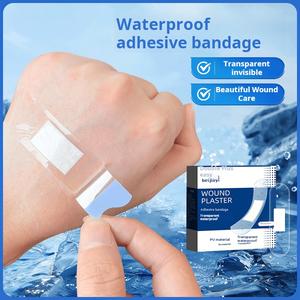 Tompok Kaki Pelekat Kalis Air, Ringan, Lembut, Tahan Calar, Telus, Tidak Melekit, Boleh Pakai, Sesuai untuk Gel Mandian, Tidak Berbau