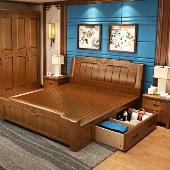 tempat, tidur,kayu, jati, depan, minimalis,kayu, jati Furniture Dipan