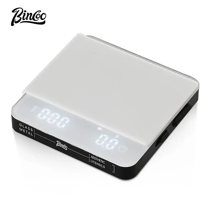 BINCOO Coffee Electronic Scale Mini Small Hand Brewed Professional Espresso Weighing Portable Coffee Bean Weighing