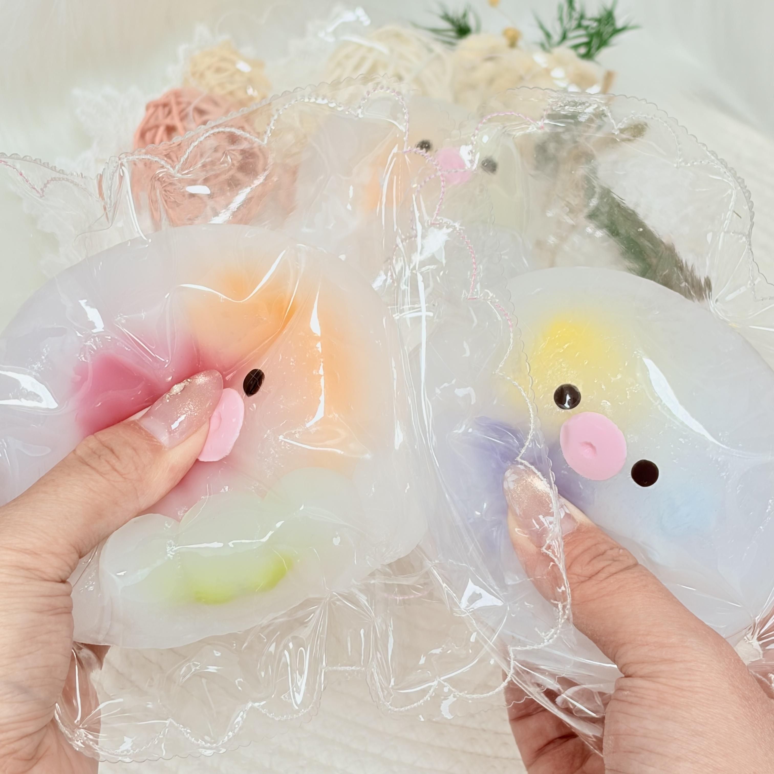ココナッツオイルシリーズ】かわいいいスクイーズトイ もちもちつまむ