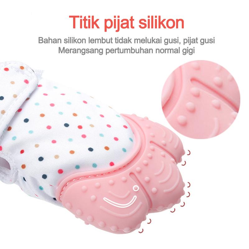 Product Introduction of Teether bayi/NEW PRODUCT Sarung Tangan Teether Bayi/Mitten Baby Glove Teether/Sarung tangan baby teether L158 2